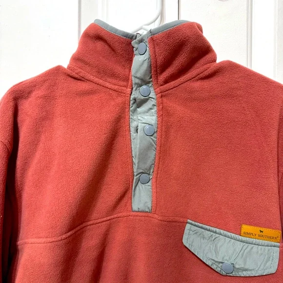 NWT- Simply Southern Men’s Garnet Pullover | SZ Medium - Picture 6 of 7